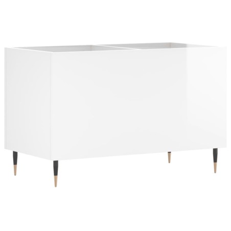 vidaXL Plattenschrank Hochglanz-Weiß 74,5x38x48 cm Holzwerkstoff
