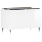 vidaXL Plattenschrank Hochglanz-Weiß 74,5x38x48 cm Holzwerkstoff vidaXL Plattenschrank Hochglanz-Weiß 74,5x38x48 cm Holzwerkstoff