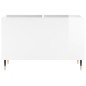 vidaXL Plattenschrank Hochglanz-Weiß 74,5x38x48 cm Holzwerkstoff vidaXL Plattenschrank Hochglanz-Weiß 74,5x38x48 cm Holzwerkstoff