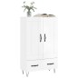 vidaXL Highboard Hochglanz-Weiß 69,5x31x115 cm Holzwerkstoff vidaXL Highboard Hochglanz-Weiß 69,5x31x115 cm Holzwerkstoff