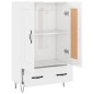 vidaXL Highboard Hochglanz-Weiß 69,5x31x115 cm Holzwerkstoff vidaXL Highboard Hochglanz-Weiß 69,5x31x115 cm Holzwerkstoff