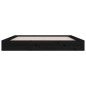 vidaXL Massivholzbett Schwarz 120x200 cm vidaXL Massivholzbett Schwarz 120x200 cm