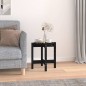 vidaXL Couchtisch Schwarz Ø 42,5x45 cm Massivholz Kiefer vidaXL Couchtisch Schwarz Ø 42,5x45 cm Massivholz Kiefer