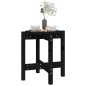 vidaXL Couchtisch Schwarz Ø 42,5x45 cm Massivholz Kiefer vidaXL Couchtisch Schwarz Ø 42,5x45 cm Massivholz Kiefer