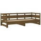 vidaXL Tagesbett Ausziehbar Honigbraun Massivholz Kiefer 2x(90x190) cm vidaXL Tagesbett Ausziehbar Honigbraun Massivholz Kiefer 2x(90x190) cm