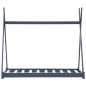 vidaXL Kinder-Bettgestell Grau Massivholz Kiefer 80 x 160 cm vidaXL Kinder-Bettgestell Grau Massivholz Kiefer 80 x 160 cm