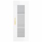 vidaXL Wandschrank Hochglanz-Weiß 34,5x34x90 cm vidaXL Wandschrank Hochglanz-Weiß 34,5x34x90 cm