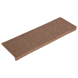 vidaXL Stufenmatten 15 Stk. 65x21x4 cm Braun
