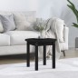 vidaXL Couchtisch Schwarz Ø 45x40 cm Massivholz Kiefer vidaXL Couchtisch Schwarz Ø 45x40 cm Massivholz Kiefer