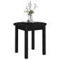 vidaXL Couchtisch Schwarz Ø 45x40 cm Massivholz Kiefer vidaXL Couchtisch Schwarz Ø 45x40 cm Massivholz Kiefer