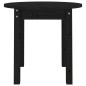vidaXL Couchtisch Schwarz Ø 45x40 cm Massivholz Kiefer vidaXL Couchtisch Schwarz Ø 45x40 cm Massivholz Kiefer
