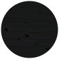 vidaXL Couchtisch Schwarz Ø 45x40 cm Massivholz Kiefer vidaXL Couchtisch Schwarz Ø 45x40 cm Massivholz Kiefer