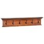 vidaXL Wandgarderobe 100x10x20 cm Teak Massivholz vidaXL Wandgarderobe 100x10x20 cm Teak Massivholz