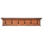 vidaXL Wandgarderobe 100x10x20 cm Teak Massivholz vidaXL Wandgarderobe 100x10x20 cm Teak Massivholz