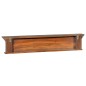vidaXL Wandgarderobe 100x10x20 cm Teak Massivholz vidaXL Wandgarderobe 100x10x20 cm Teak Massivholz