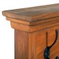 vidaXL Wandgarderobe 100x10x20 cm Teak Massivholz vidaXL Wandgarderobe 100x10x20 cm Teak Massivholz