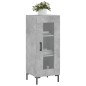 vidaXL Sideboard Betongrau 34,5x34x90 cm Holzwerkstoff vidaXL Sideboard Betongrau 34,5x34x90 cm Holzwerkstoff