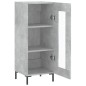 vidaXL Sideboard Betongrau 34,5x34x90 cm Holzwerkstoff vidaXL Sideboard Betongrau 34,5x34x90 cm Holzwerkstoff