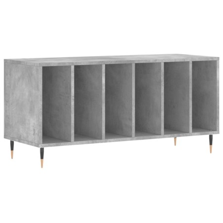 vidaXL Plattenschrank Betongrau 100x38x48 cm Holzwerkstoff