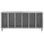 vidaXL Plattenschrank Betongrau 100x38x48 cm Holzwerkstoff vidaXL Plattenschrank Betongrau 100x38x48 cm Holzwerkstoff