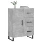 vidaXL Sideboard Betongrau 69,5x34x90 cm Holzwerkstoff vidaXL Sideboard Betongrau 69,5x34x90 cm Holzwerkstoff