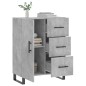 vidaXL Sideboard Betongrau 69,5x34x90 cm Holzwerkstoff vidaXL Sideboard Betongrau 69,5x34x90 cm Holzwerkstoff
