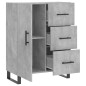 vidaXL Sideboard Betongrau 69,5x34x90 cm Holzwerkstoff vidaXL Sideboard Betongrau 69,5x34x90 cm Holzwerkstoff