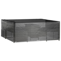 vidaXL Gartenmöbel-Abdeckung 16 Ösen 250x250x90 cm Quadratisch