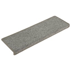 vidaXL Stufenmatten 15 Stk. 65x21x4 cm Weiß und Grau