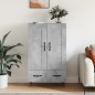 vidaXL Highboard Betongrau 69,5x31x115 cm Holzwerkstoff vidaXL Highboard Betongrau 69,5x31x115 cm Holzwerkstoff