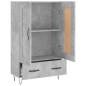 vidaXL Highboard Betongrau 69,5x31x115 cm Holzwerkstoff vidaXL Highboard Betongrau 69,5x31x115 cm Holzwerkstoff