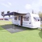 vidaXL Zeltteppich 250x450 cm Hellgrau vidaXL Zeltteppich 250x450 cm Hellgrau