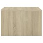 vidaXL 3-tlg. Satztisch-Set Sonoma-Eiche 60x60x38 cm Spanplatte vidaXL 3-tlg. Satztisch-Set Sonoma-Eiche 60x60x38 cm Spanplatte