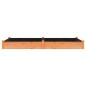 vidaXL Hochbeet mit Einsatz Braun 240x120x25 cm Massivholz Tanne vidaXL Hochbeet mit Einsatz Braun 240x120x25 cm Massivholz Tanne