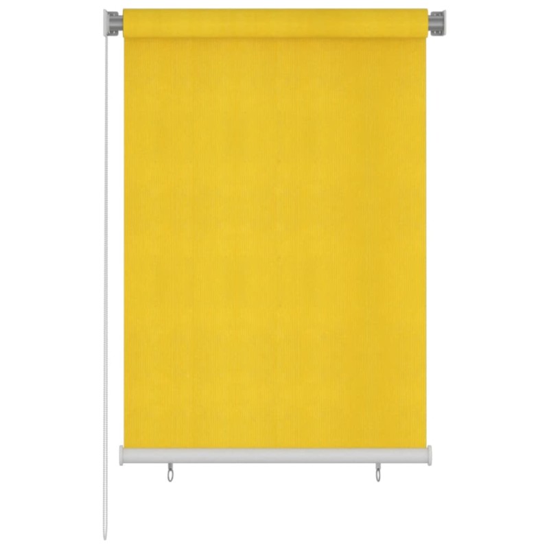 vidaXL Außenrollo 100x140 cm Gelb HDPE vidaXL Außenrollo 100x140 cm Gelb HDPE