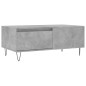 vidaXL Couchtisch Betongrau 90x50x36,5 cm Holzwerkstoff vidaXL Couchtisch Betongrau 90x50x36,5 cm Holzwerkstoff