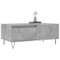 vidaXL Couchtisch Betongrau 90x50x36,5 cm Holzwerkstoff vidaXL Couchtisch Betongrau 90x50x36,5 cm Holzwerkstoff
