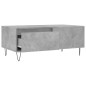 vidaXL Couchtisch Betongrau 90x50x36,5 cm Holzwerkstoff vidaXL Couchtisch Betongrau 90x50x36,5 cm Holzwerkstoff