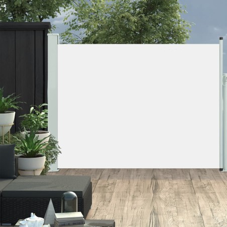 vidaXL Seitenmarkise Ausziehbar 140x500 cm Creme