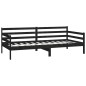 vidaXL Tagesbett Schwarz Kiefer Massivholz 90x200 cm vidaXL Tagesbett Schwarz Kiefer Massivholz 90x200 cm