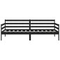 vidaXL Tagesbett Schwarz Kiefer Massivholz 90x200 cm vidaXL Tagesbett Schwarz Kiefer Massivholz 90x200 cm