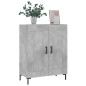 vidaXL Sideboard Betongrau 69,5x34x90 cm Holzwerkstoff vidaXL Sideboard Betongrau 69,5x34x90 cm Holzwerkstoff