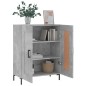 vidaXL Sideboard Betongrau 69,5x34x90 cm Holzwerkstoff vidaXL Sideboard Betongrau 69,5x34x90 cm Holzwerkstoff