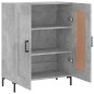 vidaXL Sideboard Betongrau 69,5x34x90 cm Holzwerkstoff vidaXL Sideboard Betongrau 69,5x34x90 cm Holzwerkstoff