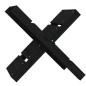 vidaXL Kaminholzhalter Schwarz 47x39,5x48 cm Massivholz Kiefer vidaXL Kaminholzhalter Schwarz 47x39,5x48 cm Massivholz Kiefer