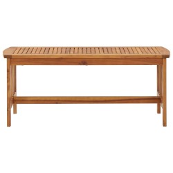vidaXL Couchtisch 102x50x43 cm Massivholz Akazie