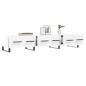 vidaXL TV-Schrank Hochglanz-Weiß 150x36x30 cm Holzwerkstoff vidaXL TV-Schrank Hochglanz-Weiß 150x36x30 cm Holzwerkstoff