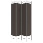vidaXL 4-tlg. Paravent Braun 160x220 cm Stoff vidaXL 4-tlg. Paravent Braun 160x220 cm Stoff