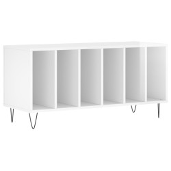 vidaXL Plattenschrank Hochglanz-Weiß 100x38x48 cm Holzwerkstoff