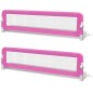 Kleinkind Bettschutzgitter 2 Stück Rosa 150 x 42 cm Kleinkind Bettschutzgitter 2 Stück Rosa 150 x 42 cm